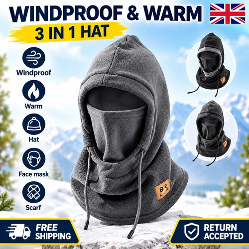 Winter balaclava hat - winter,