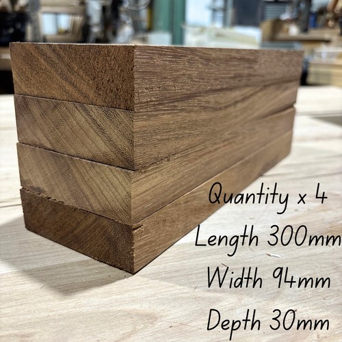 Planed iroko hardwood offcuts - iroko,
