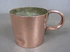 Vintage copper rum grog