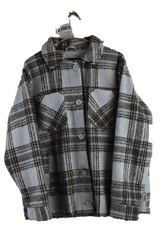 Hollister blue overshirt - blue,