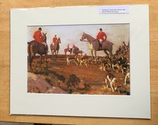 SIR ALFRED MUNNINGS; HUNTING