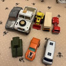 Vintage Matchbox, Corgi and Vintage Britains 9610 SWB Land Rover(missing canopy)