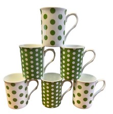 Set polka dot mugs - polka,