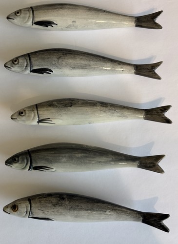 Set vintage sardine - of, knife