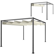 Outsunny 4x3m Metal Pergola