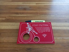 Penny Farthing coin card