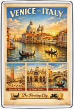 Venice Italy Gondola Canal St