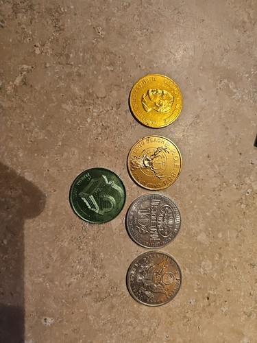 Coin lot tokens - 5,
