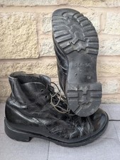 British Army Boots Mens 7 Black Leather Marching Militaria Parade