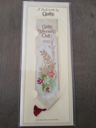 Cash ltd woven bookmark - j, &