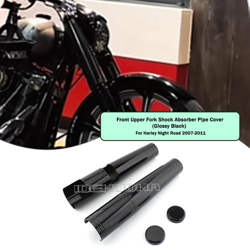 Black front upper fork shock - upper,