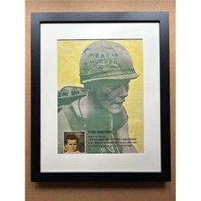 SMITHS MEAT IS MURDER/THAT JOKE (FRAMED) POSTER SIZED original music press adver