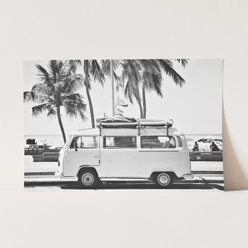Retro camper van volkswagen - retro,