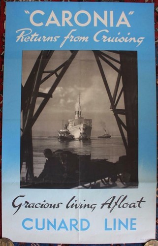 Cunard white star rms caronia - cunard,