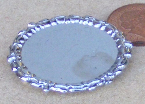 Dolls house silver metal - dolls,