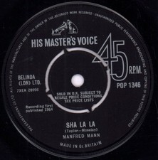 Manfred Mann Sha La La 7"