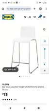 IKEA Glenn Bar Stool White