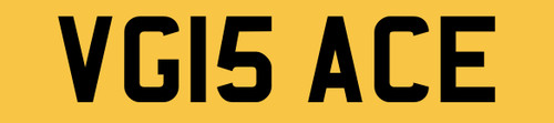 Number plate private - vg,