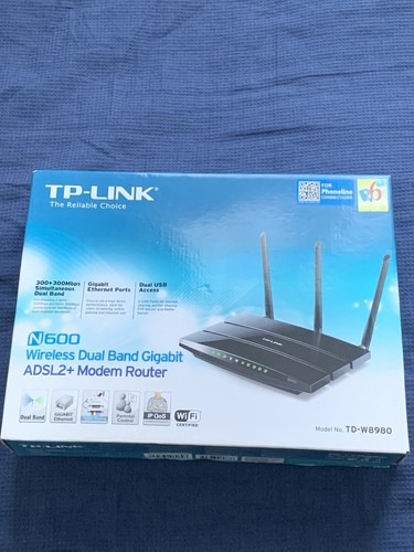 Link w8980 n600 wireless - tp-link, td-w8980