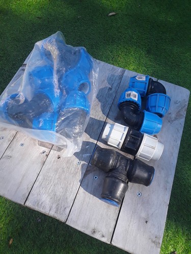 Mdpe new plastic compression - plastic,