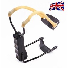 Slingshot Powerful Hunting Shot High Velocity Catapult Black Outdoor Kids Games