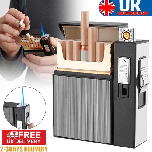 Cigarette case with lighter - cigarette,