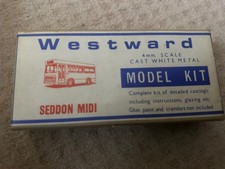 Westward Seddon  Midi bus  1:76 scale white metal kit unbuilt