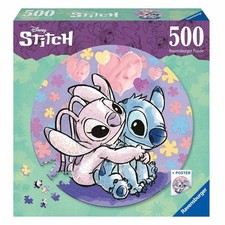 Ravensburger, Disney Stitch Circular Jigsaw - Jigsaws & Puzzles