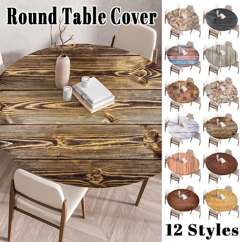 Wooden textured round - wooden,