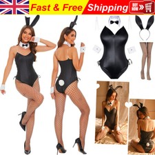 Sexy Women's Bunny Girls Fancy Dress Cosplay Costume Halloween Party Outfits Set
