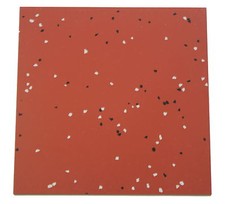 Terracotta Hard Heavy Duty Compressed Quartz reinforced Vinyl Floor Tiles 300mm