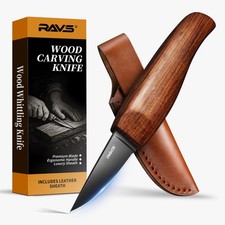 Whittling Knife with Leather