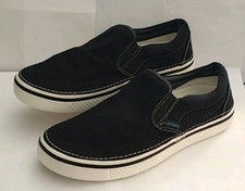 Crocs Unisex Casual Basic Sneakers Hover Slip on Loafer Black UK M6/W7 US M7/W9