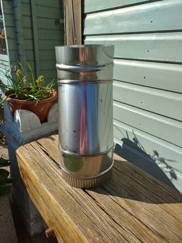 Stainless steel offset flue - stainless,