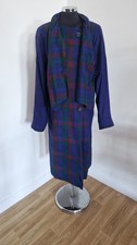 Avoca purple tartan coat - avoca,
