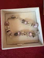 Miss Rhona Girls Sterling Silver Charm Bracelet. By Rhona Sutton