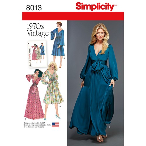 Simplicity 8013 misses s - 8013, 70's