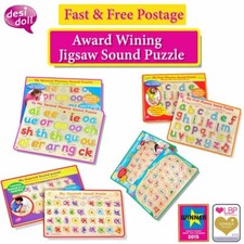 The Desi Doll ® Award Winner Jigsaw Educational Alphabet Sound Puzzle For Kids 