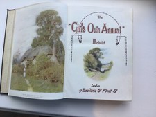 THE GIRLS OWN ANNUAL Vol 29 1907/8 LARGE ILLUSTRATED VINTAGE HARDBACK