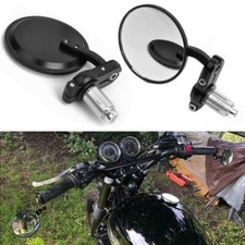 For Kawasaki Vulcan 900 1100 1300 7/8" Motorcycle Handle Bar End Side Mirrors