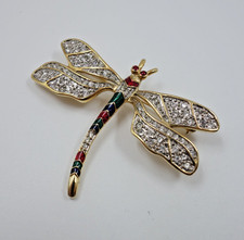 Vintage Large Dragonfly Brooch