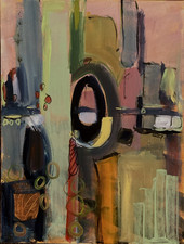 Abstract Green Belt 9 signed