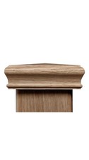 Staircase Oak Newel Post Cap Pyramid for 90mmx90mm
