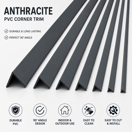 Pvc corner angle - pvc, 1m