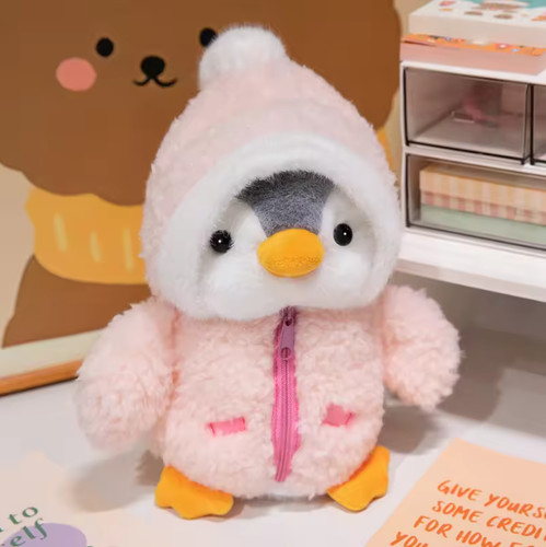 Cute penguin stuffed toy - stuffed,