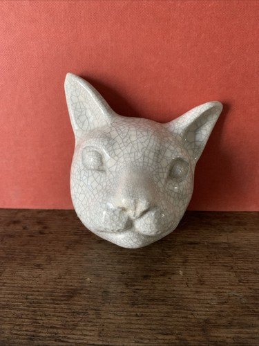 Studio art pottery cat - studio, raku
