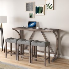 4 Pieces Dining Bar Table and