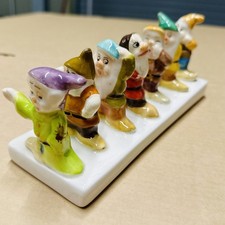 VTG Limited Edition Clover Snow White & The Seven Dwarfs Ceramic Toast Rack