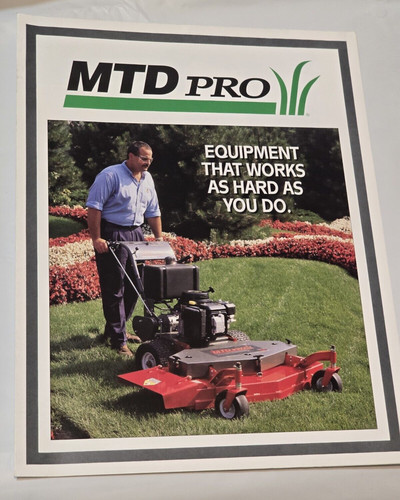1997 mtd pro mowers - pro,