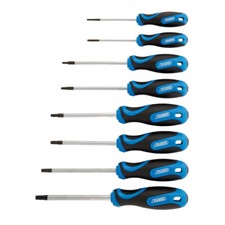 Draper 8 Piece Soft Grip Torx & Security Torx Screwdriver Set 34251